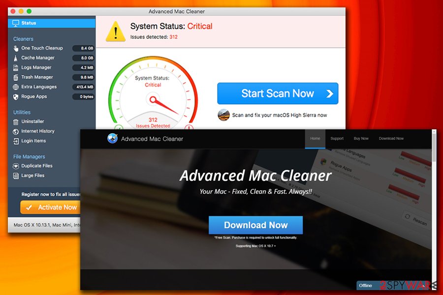 advanced mac cleaner uninstall 2018