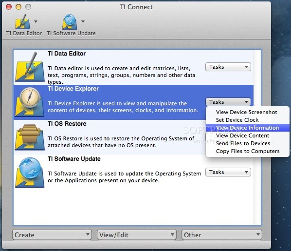 ti connect software for mac